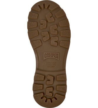 Camper Brutus braune Lederstiefeletten