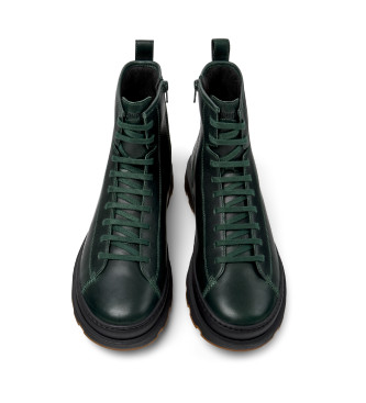 Camper Stivaletti in pelle verde Brutus