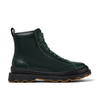 Camper Stivaletti in pelle verde Brutus