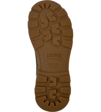 Camper Botins Brutus em pele bege