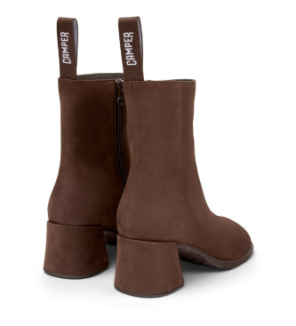 Camper Braune Kora Lederstiefeletten
