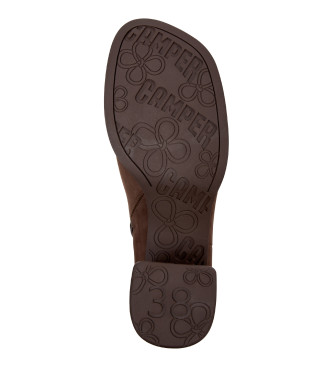 Camper Braune Kora Lederstiefeletten