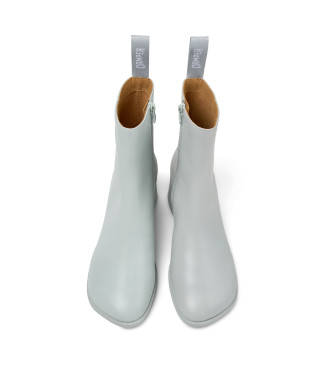 Camper Graue Kora Lederstiefeletten