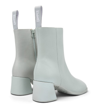 Camper Graue Kora Lederstiefeletten