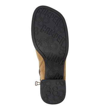 Camper Stivaletti in pelle marrone Kora