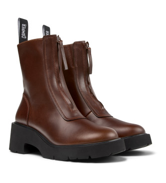 Camper Stivaletti in pelle marrone Milah