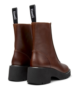 Camper Stivaletti in pelle marrone Milah