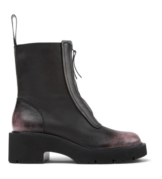 Camper Milah - Bottines en cuir noir