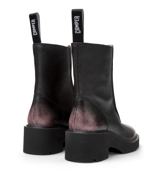 Camper Milah - Bottines en cuir noir