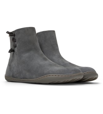 Camper Peu Lederstiefeletten blau grau