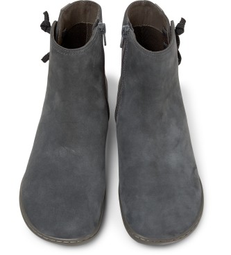 Camper Peu Lederstiefeletten blau grau