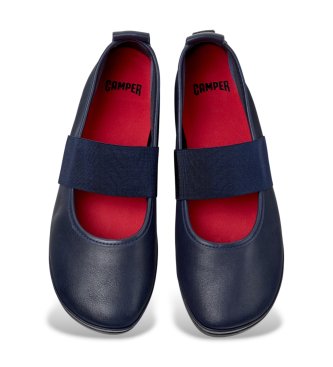 Camper Ballerines en cuir Right Nina marine