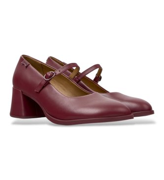 Camper Chaussures en cuir Kora bordeaux