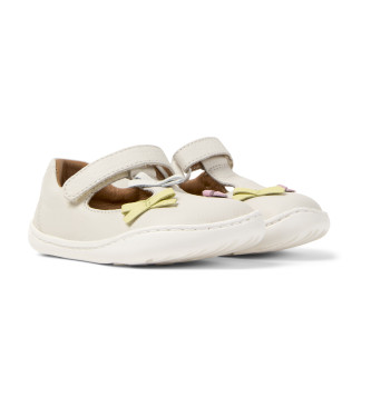 Camper Peu Cami Twins Ballerina-Pumps aus weiem Leder