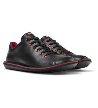 Camper Kfer Lederschuhe schwarz