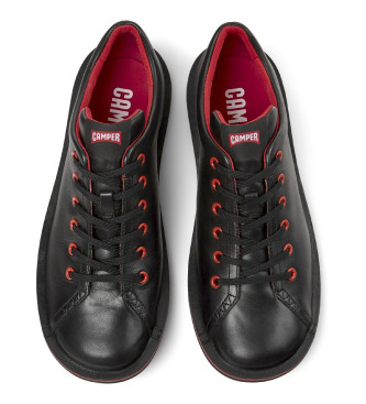 Camper Chaussures en cuir Beetle noir