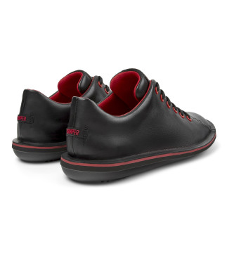 Camper Scarpe in pelle nera Beetle