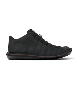 Camper Sapatos de couro Beetle preto 