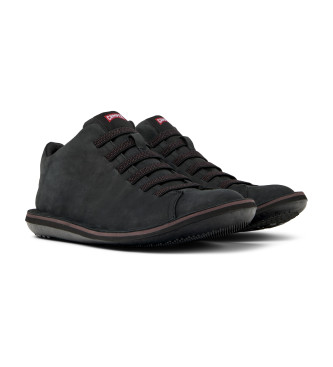 Camper Sapatos de couro Beetle preto 