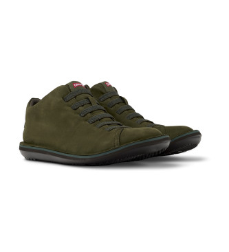 Camper Beetle dark green leather shoes