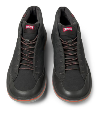 Camper Zapatillas de Piel Beetle PrimaLoft gris oscuro