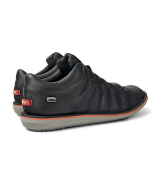 Camper Sapatos de couro Beetle preto 