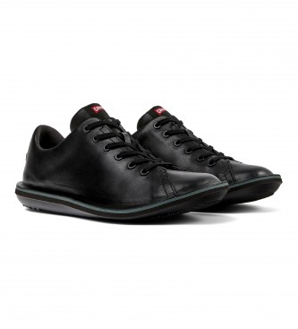 Camper Zapatos de piel Beetle negro