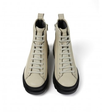 Camper Brutus leather boots Pastel Grey