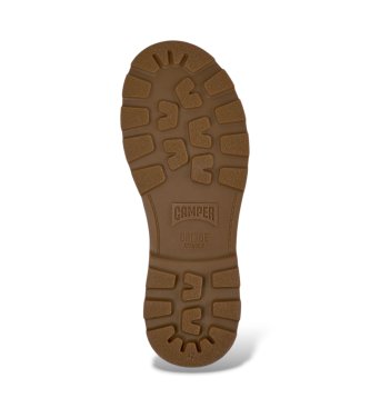 Camper Brutus+ leather ankle boots brown