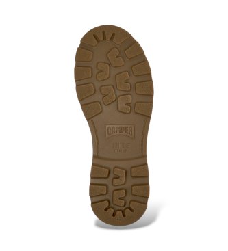 Camper Brutus+ leather ankle boots brown
