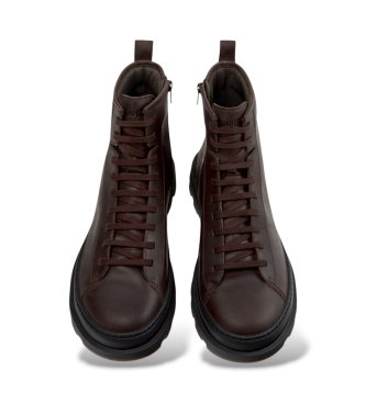 Camper Brutus+ leather ankle boots multicolor