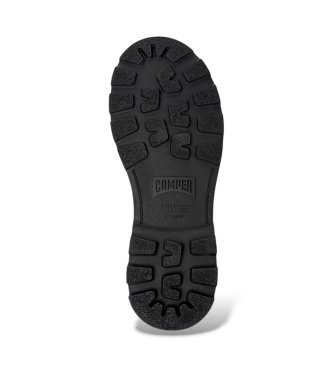 Camper Brutus+ black leather ankle boots