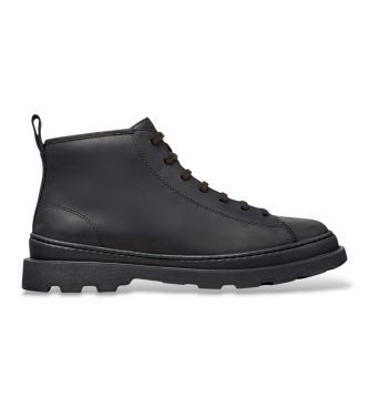 Camper Brutus+ leather ankle boots black