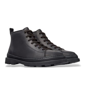 Camper Brutus+ leather ankle boots black