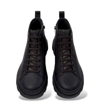 Camper Brutus+ leather ankle boots black