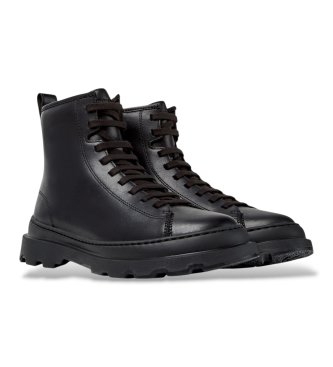 Camper Lederstiefeletten Brutus+ schwarz