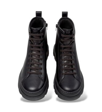Camper Lederstiefeletten Brutus+ schwarz