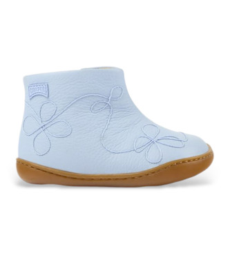 Camper Erste blaue Peu Lederstiefeletten