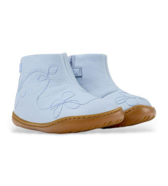 Camper Erste blaue Peu Lederstiefeletten