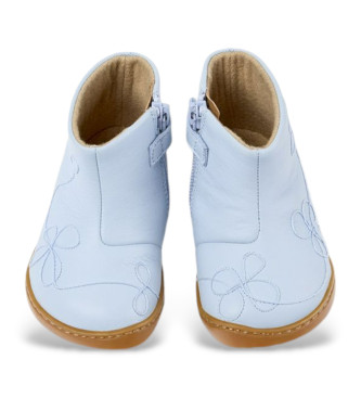 Camper First Peu blue leather ankle boots