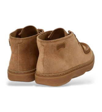 Camper Bottines en cuir marron pour enfant