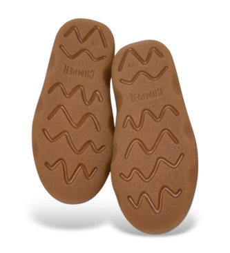 Camper Bottines en cuir marron pour enfant