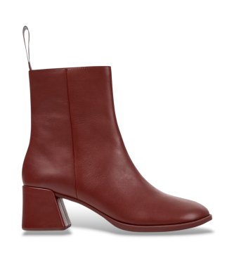 Camper Botines de piel Kora burdeos