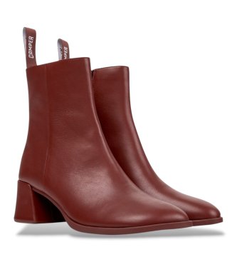 Camper Botines de piel Kora burdeos