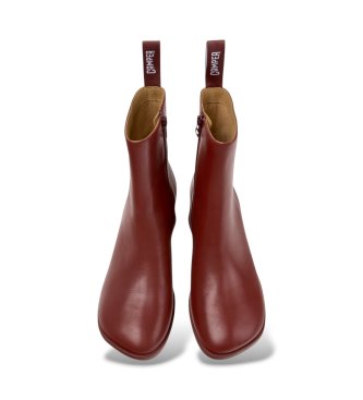 Camper Botines de piel Kora burdeos