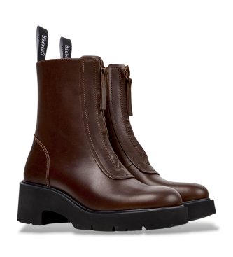 Camper Botas de pele Milah marrom