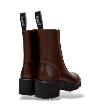 Camper Botas de pele Milah marrom