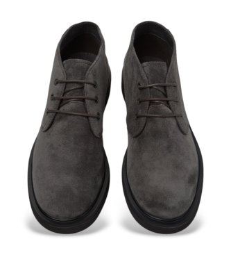 Camper Boots i läder Norman grå