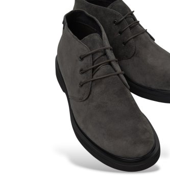 Camper Boots i läder Norman grå