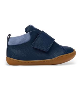 Camper Botins Peu em pele azul